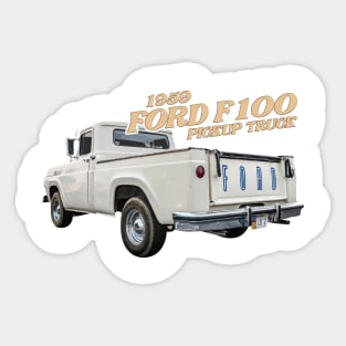 1959 Ford F100 Pickup Truck Sticker